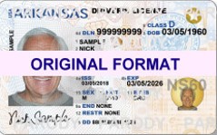 Arkansas design novelty template card id softwares format identity new