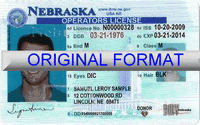 buy nebraska driver license scannable with hologram