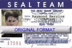 SEAL TEAM DRIVER LICENSE ORIGINAL FORMAT, DESIGN SPECIFICATIONS, NOVELTY SECURITY CARD PROFILES, IDENTITY, NEW SOFTWARE ID SOFTWARE