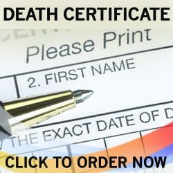 death certificate replacment fake death certificate