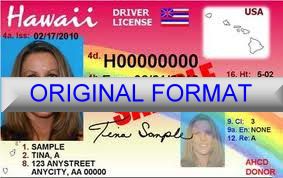 HAWAII  DRIVER LICENSE HAWAII FAKE ID CARD SCANNABLE HAWAII FAKE ID