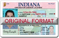INDIANA  DRIVER LICENSE INDIANA FAKE ID CARD SCANNABLE INDIANA FAKE ID